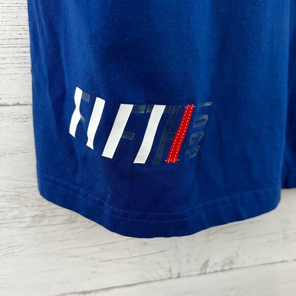 Fifth Loop Bitter-Sweet Graphic Fitted T Shirt in Hypr Blue Size L - Picture 9 of 9
